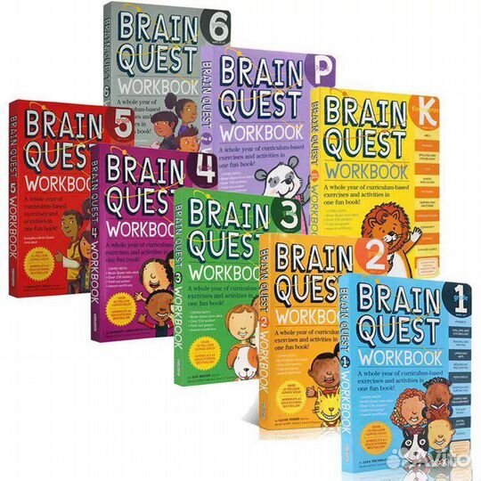 Brain quest 8 рабочих тетрадей-полный комплект