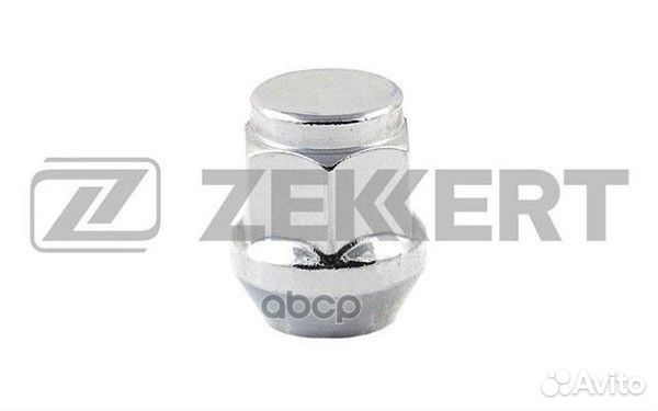 Гайка колесная, конус, M12 x 1,5, L28, ключ 19