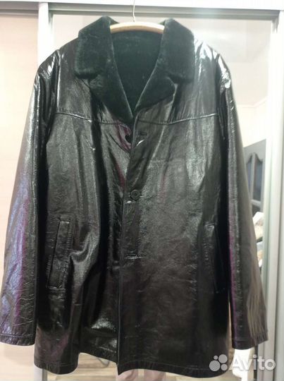 Кожаная куртка мужская