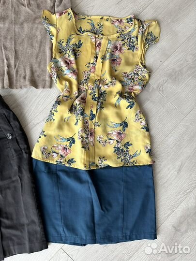 Женские вещи (7шт) пакетом XS