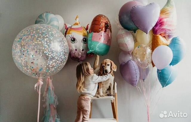 Шары воздушные с гелием Железнодорожный доставка