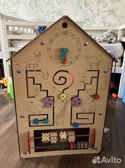 Бизиборд домик большой
