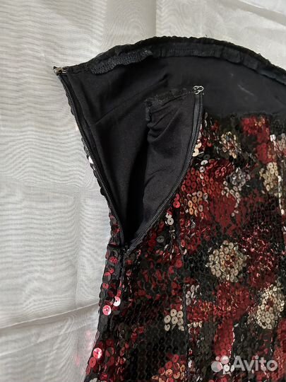 Платье бюстье пайетки мини 40-42 р/хs