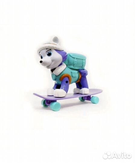 Эверест на скейте с рюкзаком щенячий патруль