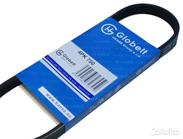 Ремень приводной поликлиновой 4PK750