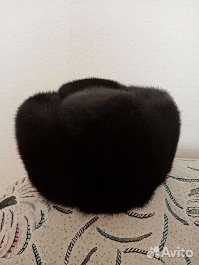 Норковая шапка мужская