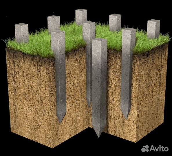 Жб сваи для кирпичных домов