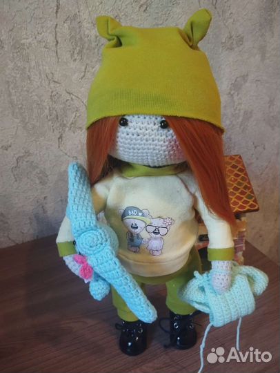 Интерьерная кукла ручной работы