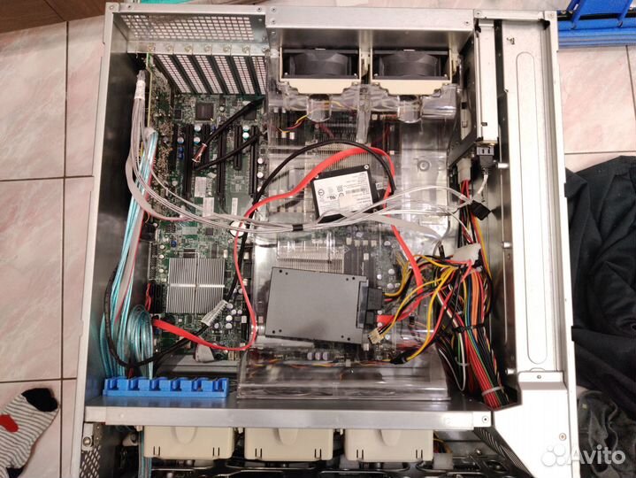 24 диска Сервер: SuperMicro X9DRi-F 4U (72TB HDD