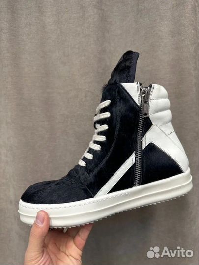 Rick owens geobasket pony hair