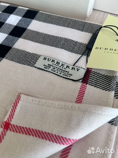 Кашемировый шарф Burberry бежевый