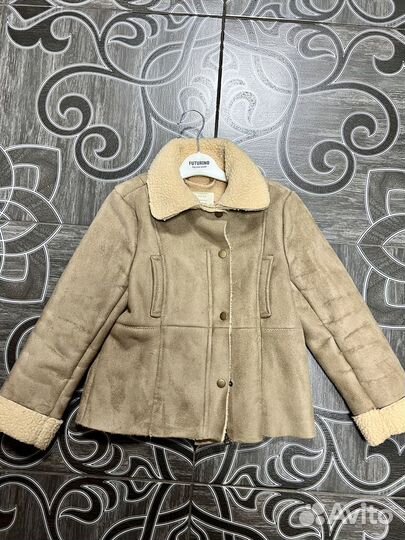 Дубленка для девочки zara