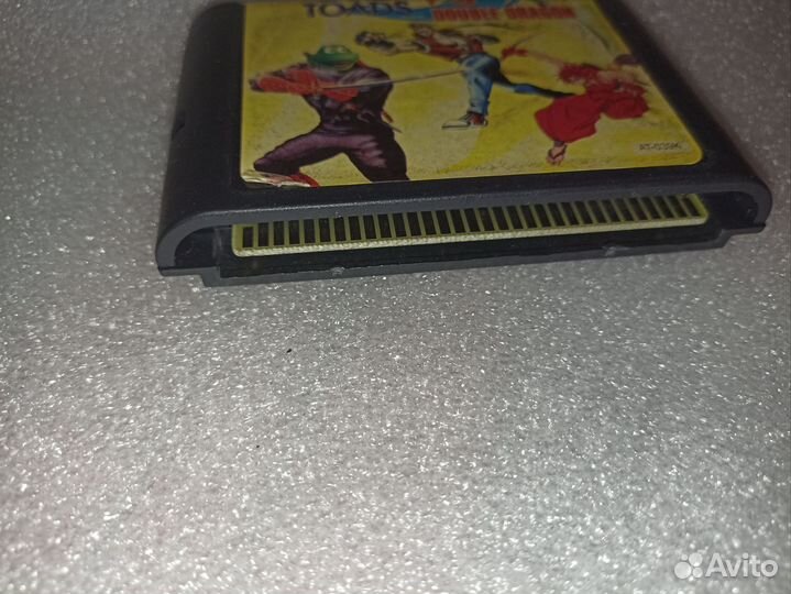 Катридж sega battletoads double dragon