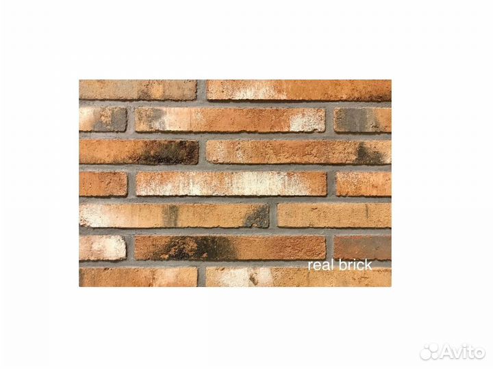 Кирпич real brick. Classic (ригельная плитка)