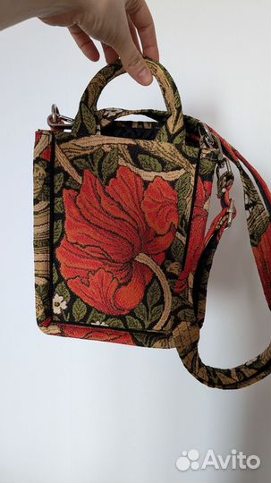 Сумка тоут мини гобелен