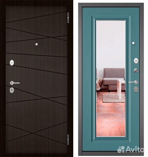 Дверь с зеркалом