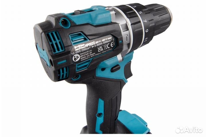 Ударная дрель-шуруповерт Makita XGT BL/XPT HP002GD