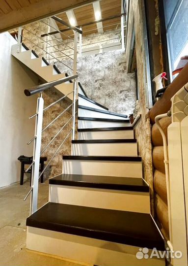 Лестница в стиле лофт