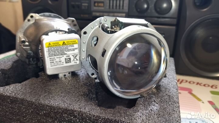 Линзы биксенон с лампами Туарег