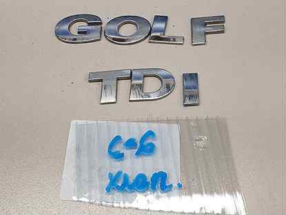 Эмблема двери багажника Volkswagen Golf 6 2009-201