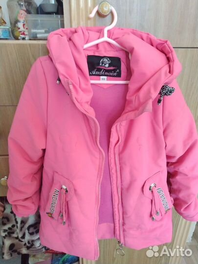 Куртка весна осень для девочки на рост 104