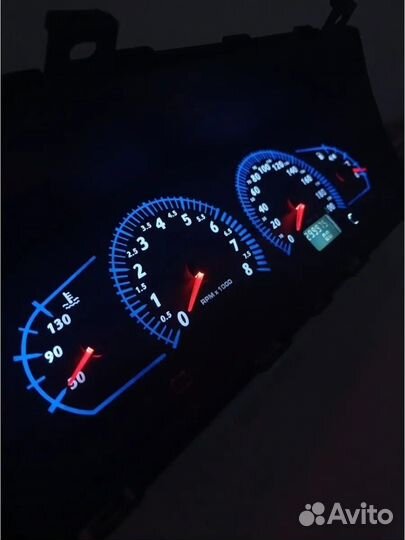 Шкала накладка на щиток приборов ваз 2110-15