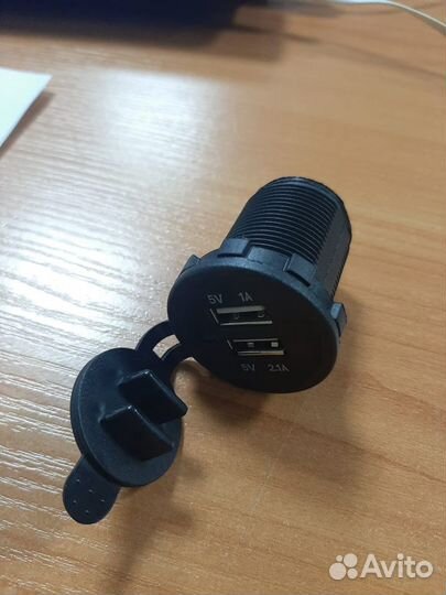 Подзарядка USB встраиваемая влагозащищёная