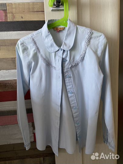 Рубашка для девочки 134 школьная