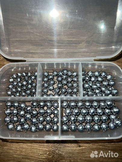 Набор микрочебурашек 1,1.5,2,2.5,3 гр. 150шт