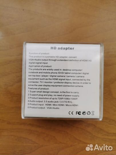 Конвертер hdmi в vga