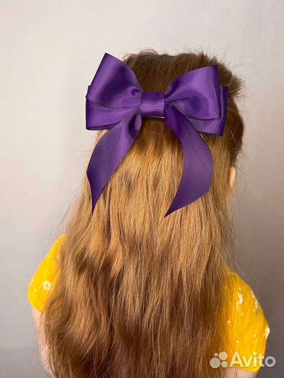 Бант на заколке-автомат