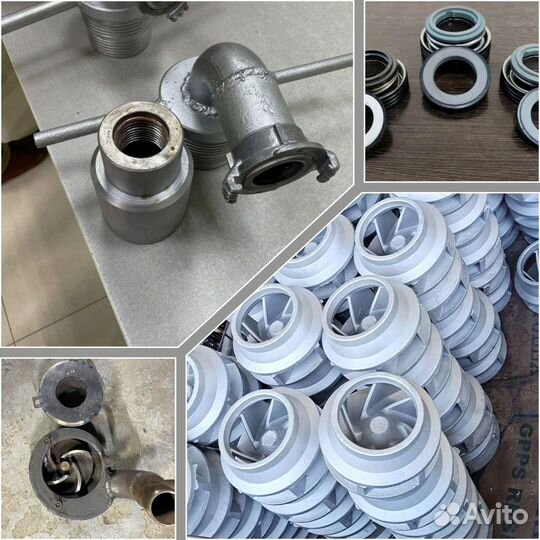 Обратный клапан мотопомпы 80мм металл