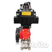 Кран шаровой DN.ru BV3232P(3pc) -FP-W-ISO-H Ду100 Ру25, полнопроходной под приварку, нержавеющая ста