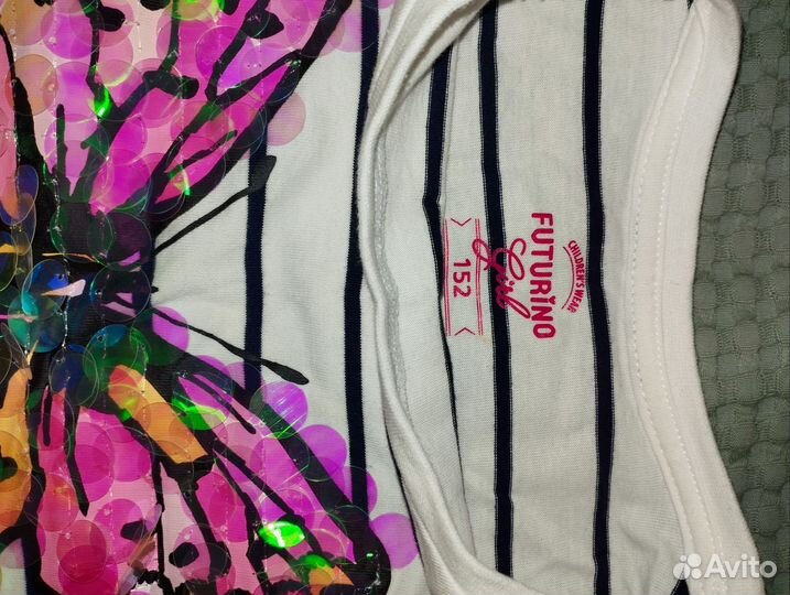 Лонгслив, кофточка для девочки р. 152