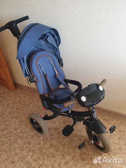 Велосипед коляска с ручкой