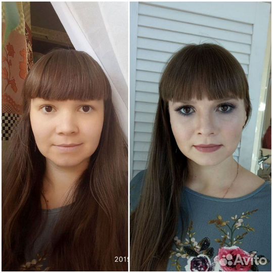 Макияж, локоны