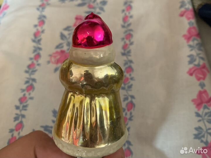 Ёлочная игрушка СССР на прищепке 