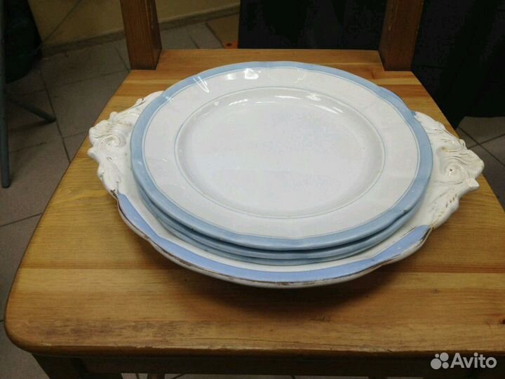 Антикварные тарелки Кузнецов