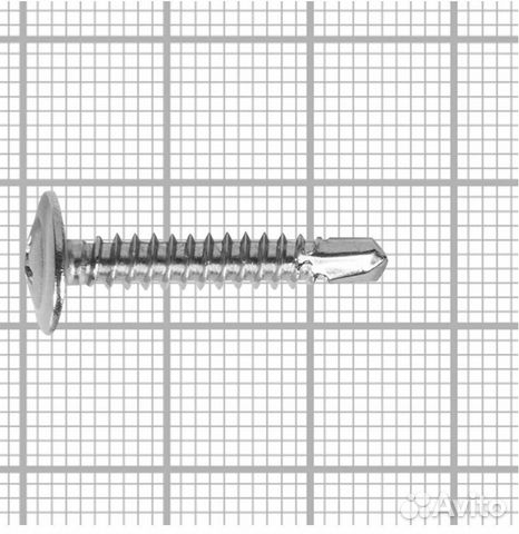 Саморезы с пресс-шайбой нержавеющая сталь 4.2x25