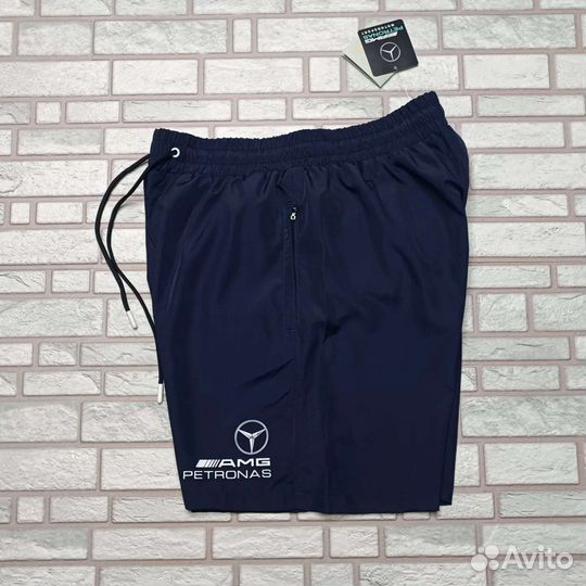 Шорты Пляжные Puma Mercedes темно синие