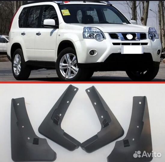 Брызговики Nissan X-Trail T31 (2007-14) комплект