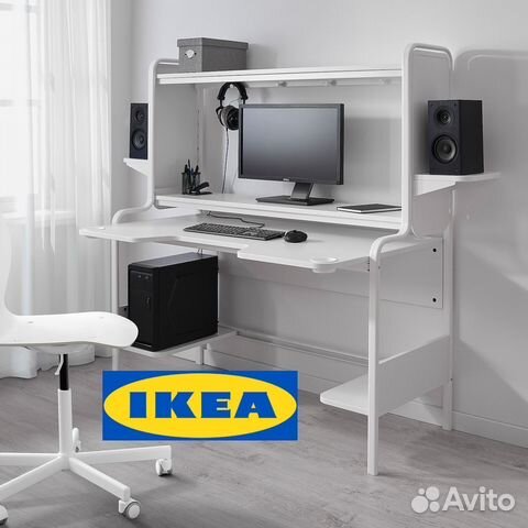 Компьютерный Игровой стол икеа Fredde 2 цвета купить в Калининграде ...