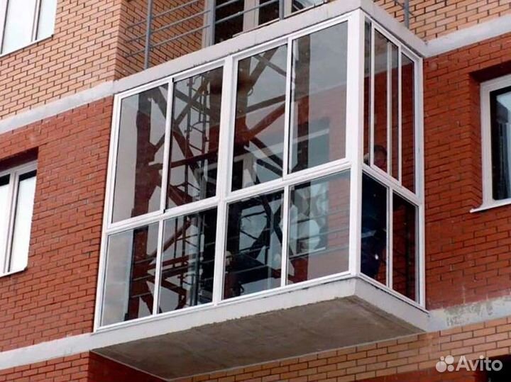 Остекление балконов и лоджий в рассрочку M5751