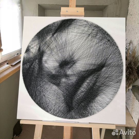 Создам картину из нитей