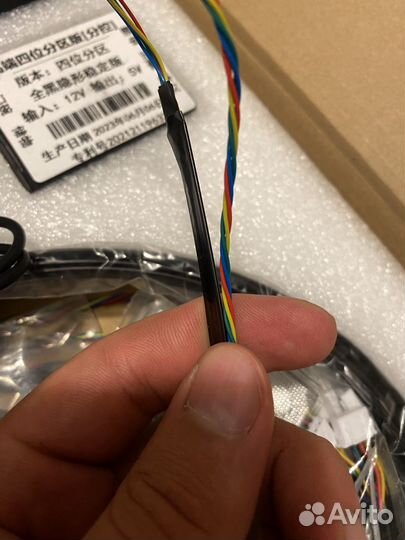 Контурная подсветка салона