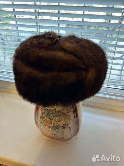 Норковая шапка мужская