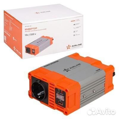 Инвертор 12в-220в, 500 вт (api-400-03)