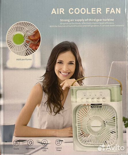 Вентилятор протативный с увлажнением мини