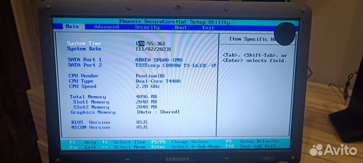 Ноутбук Samsung R528