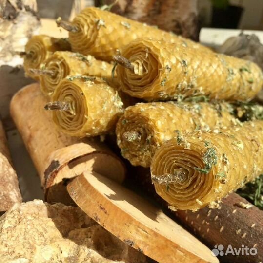 Свечи из натурального пчелиного воска
